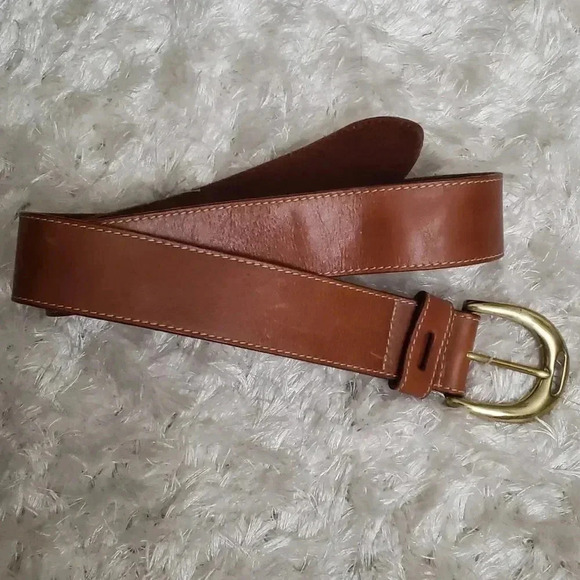 New York style genuine leather belt size L